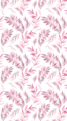 Rolgordijn verduisterend Roze bladeren