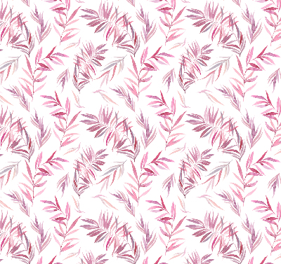 Rolgordijn verduisterend Roze bladeren