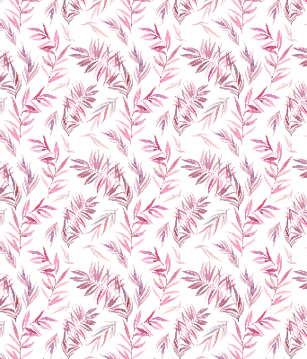 Rolgordijn verduisterend Roze bladeren