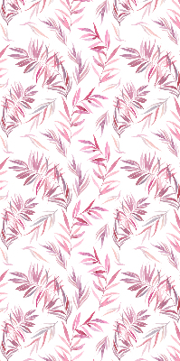 Rolgordijn verduisterend Roze bladeren