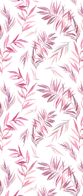 Rolgordijn verduisterend Roze bladeren