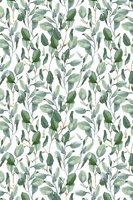 Rolgordijn voor het raam Bladeren aan de twijgen