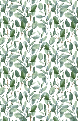 Rolgordijn voor het raam Bladeren aan de twijgen