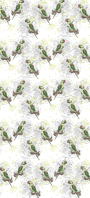 Rolgordijn verduisterend Papegaaien op een tak