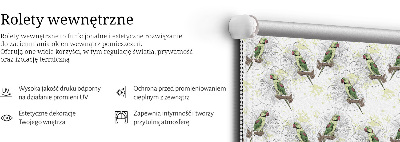 Rolgordijn verduisterend Papegaaien op een tak