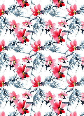 Rolgordijn voor het raam Bloemen