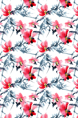 Rolgordijn voor het raam Bloemen