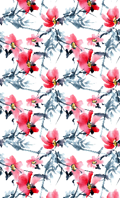 Rolgordijn voor het raam Bloemen