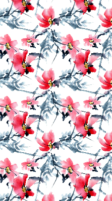 Rolgordijn voor het raam Bloemen