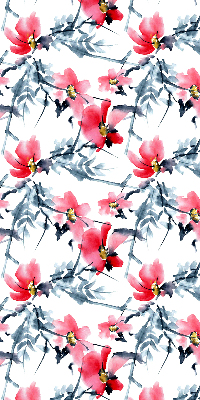 Rolgordijn voor het raam Bloemen