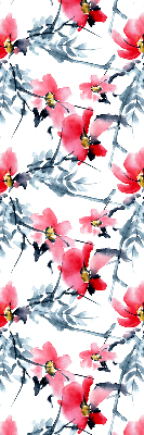 Rolgordijn voor het raam Bloemen