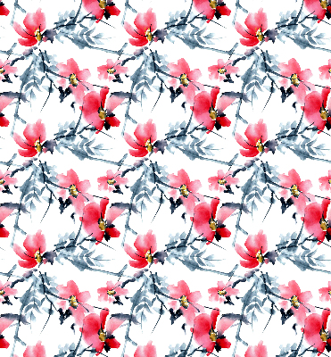 Rolgordijn voor het raam Bloemen