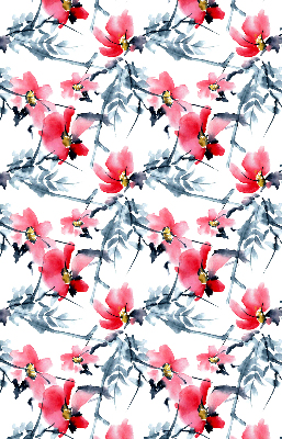 Rolgordijn voor het raam Bloemen