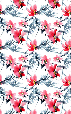 Rolgordijn voor het raam Bloemen