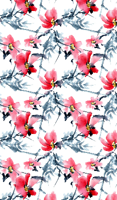 Rolgordijn voor het raam Bloemen