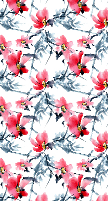 Rolgordijn voor het raam Bloemen