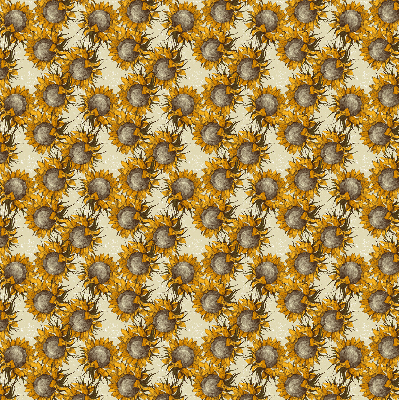 Rolgordijn voor het raam Zonnebloem