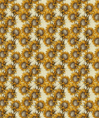 Rolgordijn voor het raam Zonnebloem