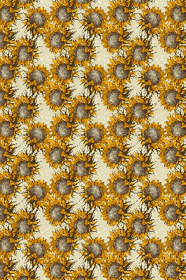 Rolgordijn voor het raam Zonnebloem