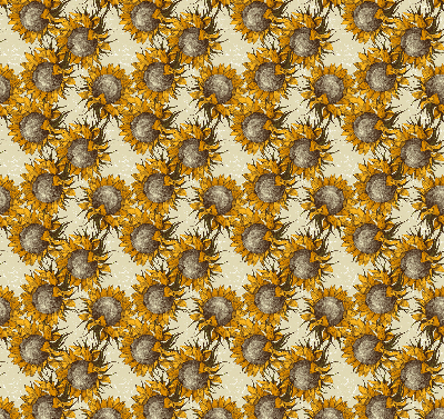 Rolgordijn voor het raam Zonnebloem