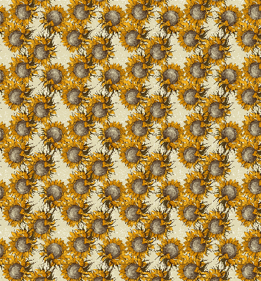 Rolgordijn voor het raam Zonnebloem