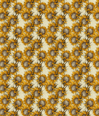 Rolgordijn voor het raam Zonnebloem