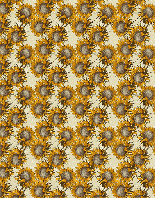 Rolgordijn voor het raam Zonnebloem