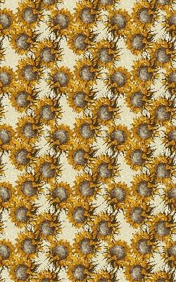 Rolgordijn voor het raam Zonnebloem