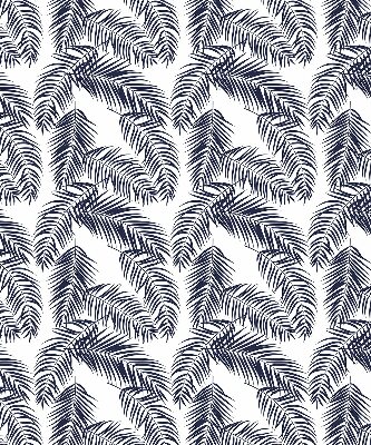 Rolgordijn voor het raam Varenbladeren