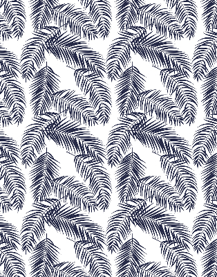 Rolgordijn voor het raam Varenbladeren