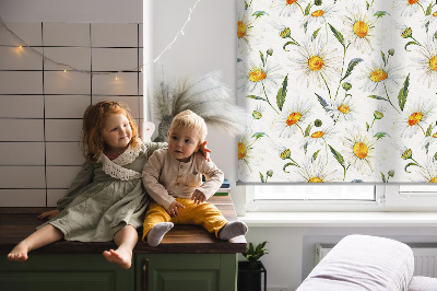 Rolgordijn verduisterend Madeliefjes