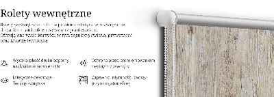 Rolgordijn voor het raam Licht hout