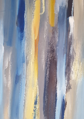 Rolgordijn verduisterend Geschilderd beeld