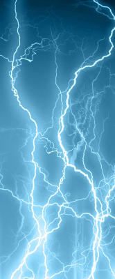 Rolgordijn voor het raam Bliksem