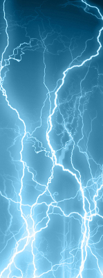 Rolgordijn voor het raam Bliksem