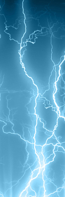 Rolgordijn voor het raam Bliksem