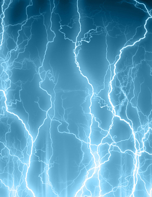 Rolgordijn voor het raam Bliksem