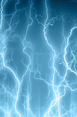 Rolgordijn voor het raam Bliksem