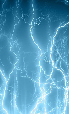 Rolgordijn voor het raam Bliksem