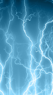 Rolgordijn voor het raam Bliksem