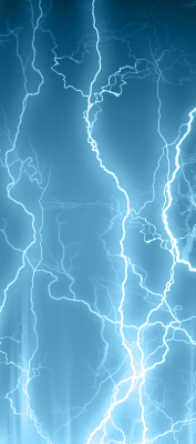 Rolgordijn voor het raam Bliksem