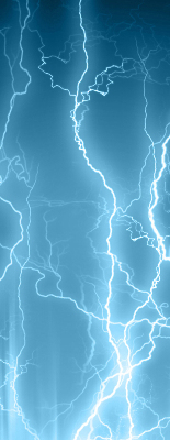 Rolgordijn voor het raam Bliksem