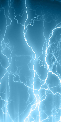 Rolgordijn voor het raam Bliksem