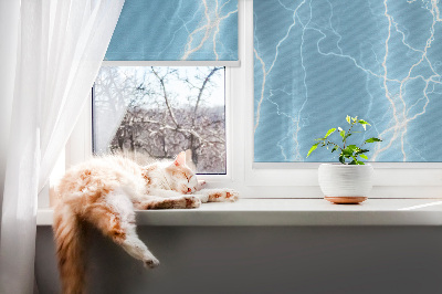 Rolgordijn voor het raam Bliksem