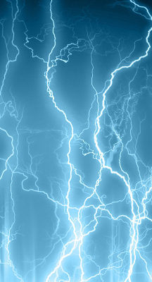 Rolgordijn voor het raam Bliksem