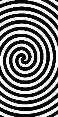 Rolgordijn verduisterend Hypnotiserende cirkel