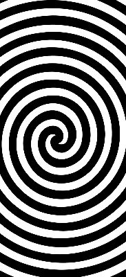 Rolgordijn verduisterend Hypnotiserende cirkel