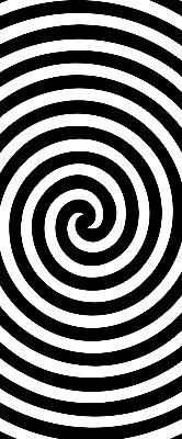 Rolgordijn verduisterend Hypnotiserende cirkel