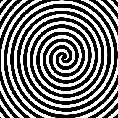 Rolgordijn verduisterend Hypnotiserende cirkel