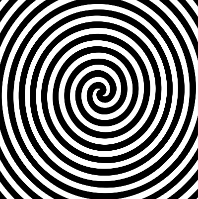 Rolgordijn verduisterend Hypnotiserende cirkel